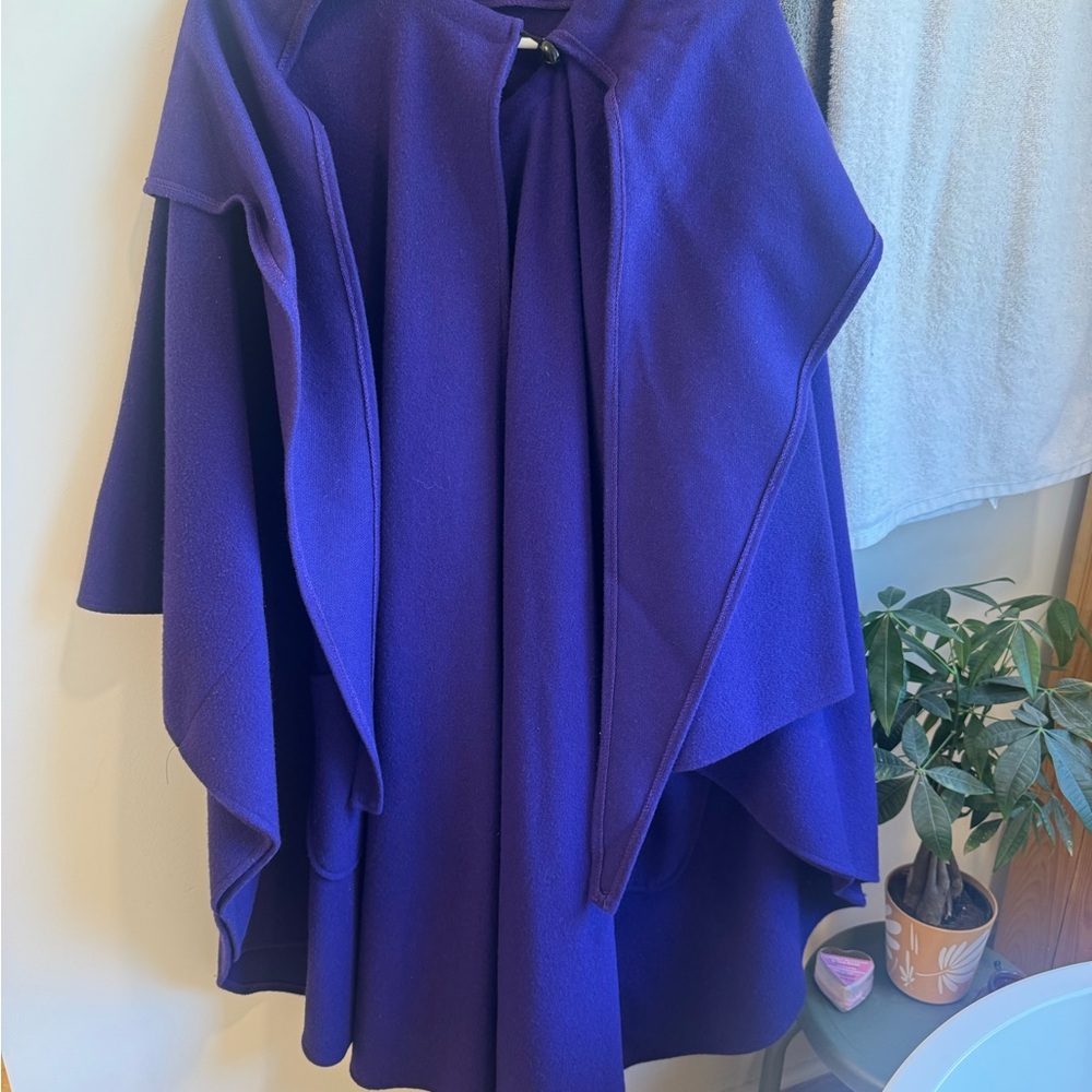 Vintage wool Purple Cape